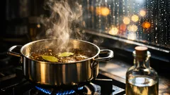 월계수 잎과 식초로 집 냄새 잡는 법, 냄비 하나로 끝내기